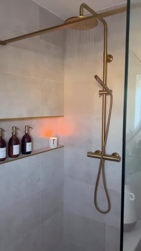 Afgeronde badkamer