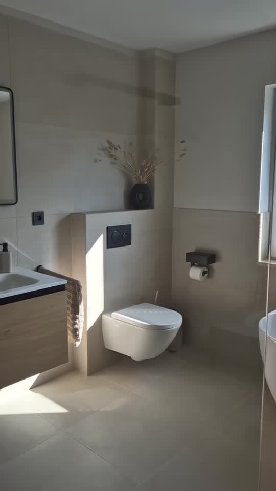 Afgeronde badkamer