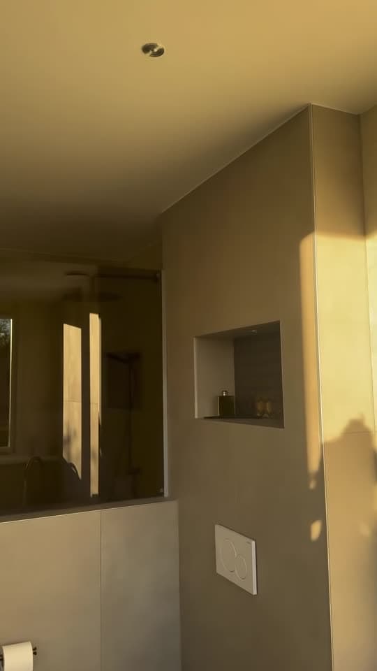 Afgeronde badkamer