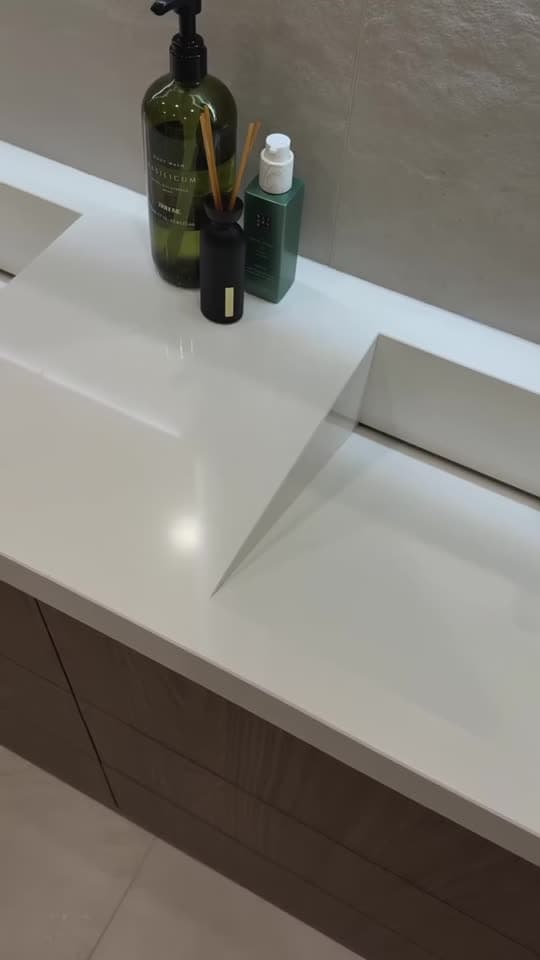 Afgeronde badkamer