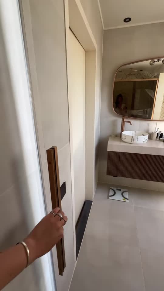 Afgeronde badkamer