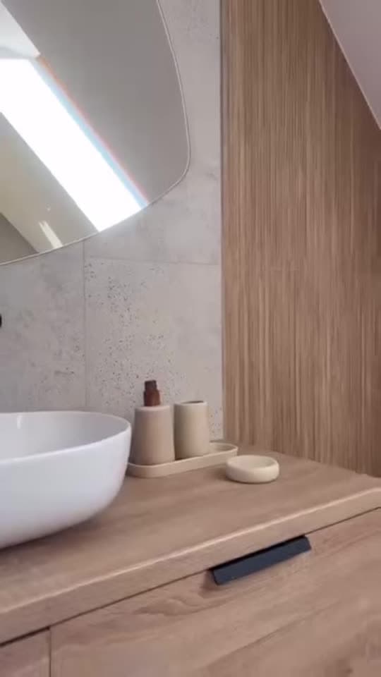 Afgeronde badkamer