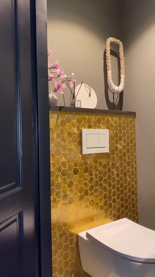 Afgeronde badkamer