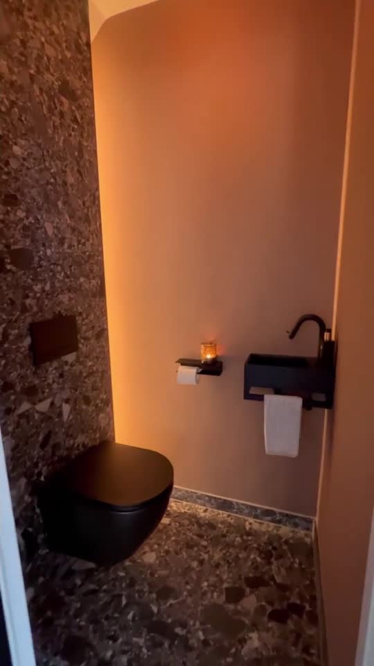 Afgeronde badkamer