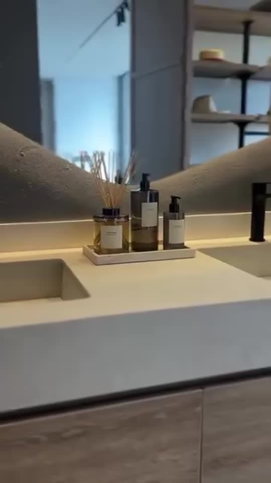 Afgeronde badkamer