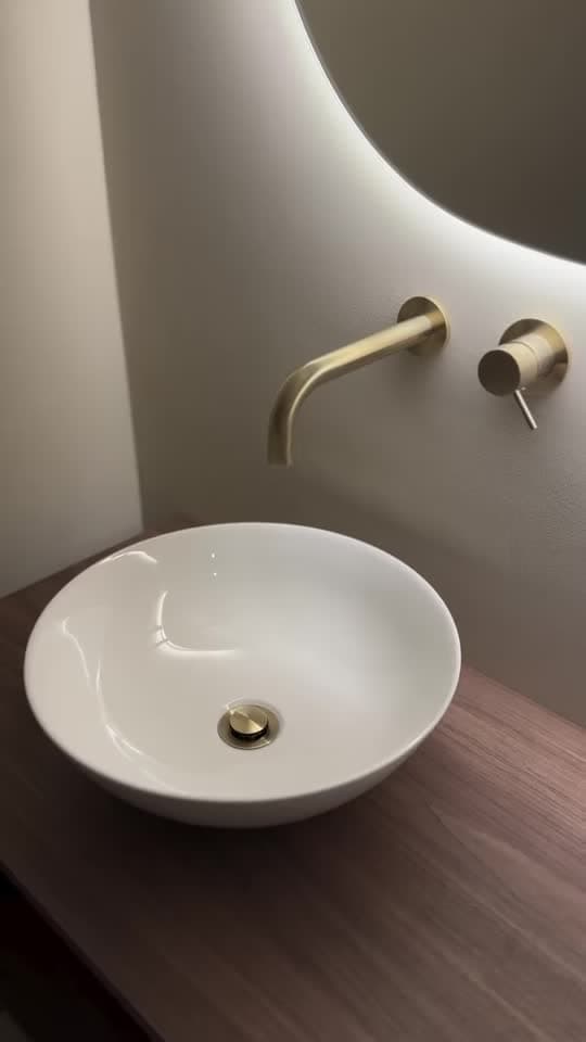 Afgeronde badkamer