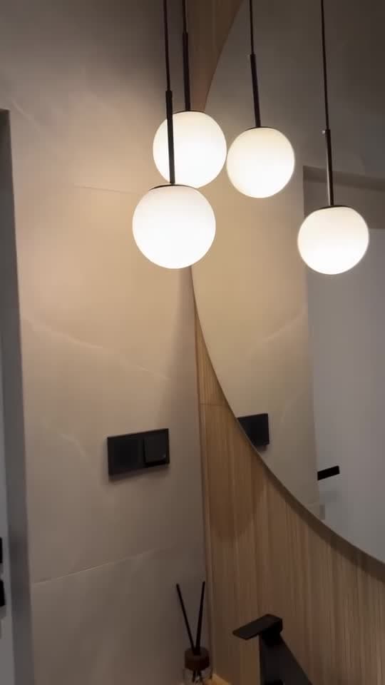 Afgeronde badkamer