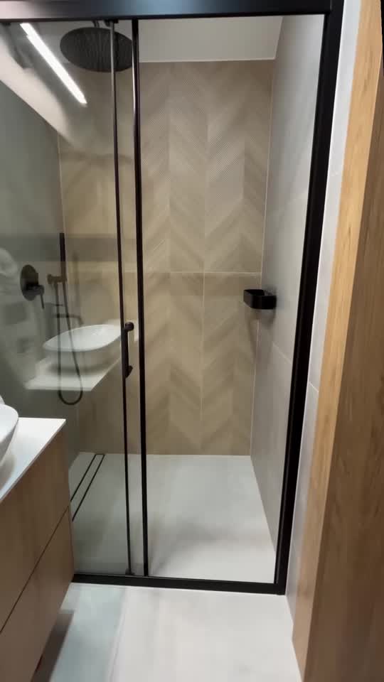 Afgeronde badkamer