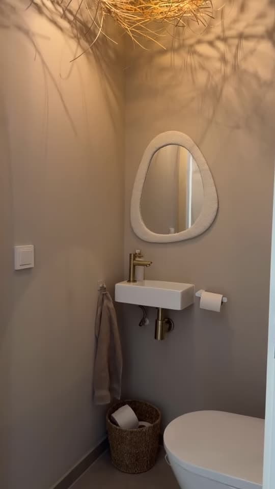 Afgeronde badkamer