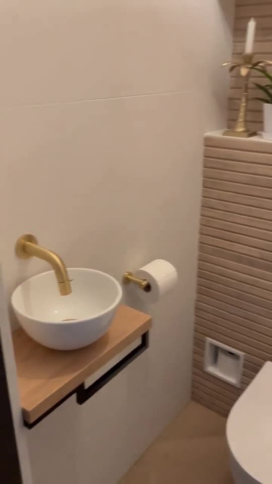 Afgeronde badkamer