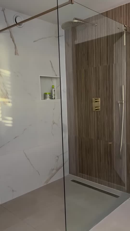 Afgeronde badkamer
