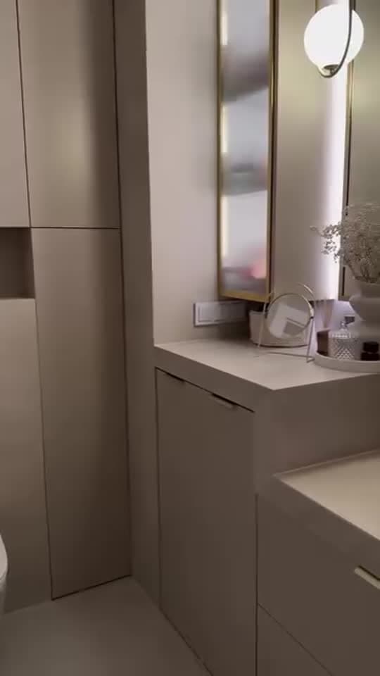 Afgeronde badkamer
